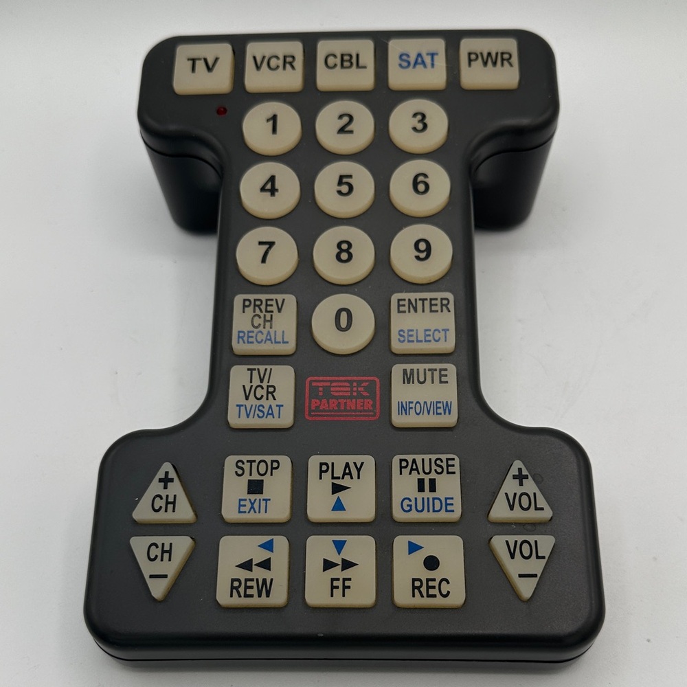 Tek Partner big button lighted universal remote control